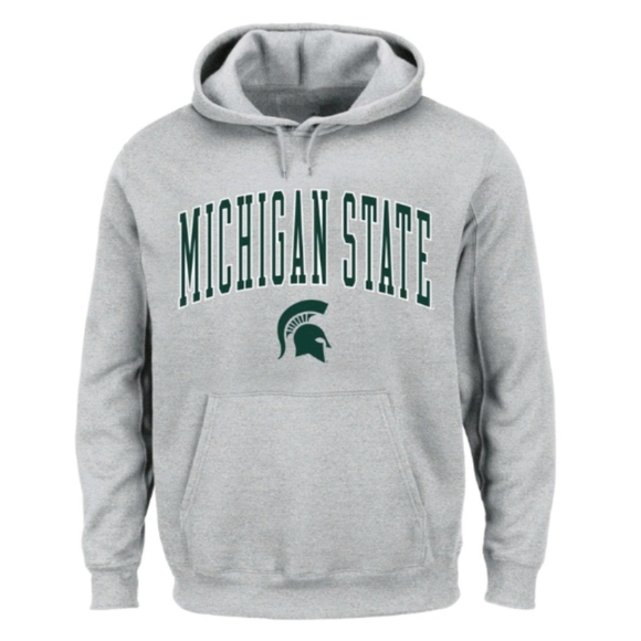 Profile Varsity Men's 3XL Big & Tall NCAA Michigan State Gray Hoodie New - Picture 1 of 8